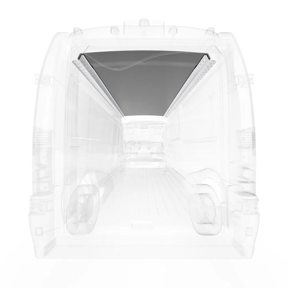 645-114-2614 – LEGEND FLEET Van Ceiling Liner, White Polypropylene Outer Layer With A Plastic Core Backed With Foam a...